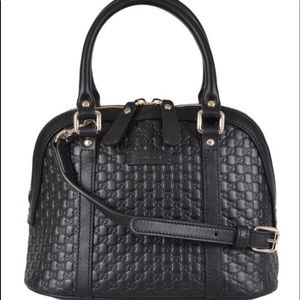 Gucci Dome Mini Leather Satchel